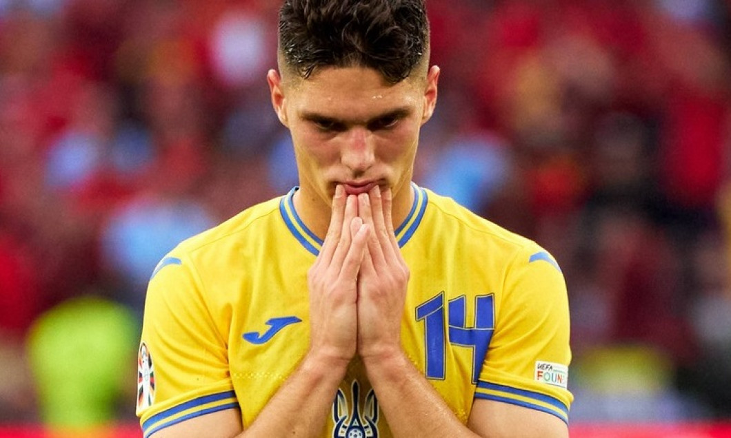 Georgiy Sudakovof Ukraine after the UEFA EURO, EM, Europameisterschaft,Fussball 2024 group stage match between Ukraine a