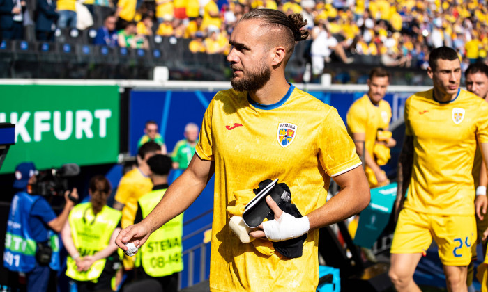 George Alexandru Puscas (Rumaenien, 09) GER, Slovakia (SVK) vs. Romania (ROU), Fussball Europameisterschaft, UEFA EURO,