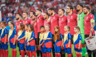 EURO 2024 - Matchday 3, Group F: Georgia vs. Portugal Georgia sing their national anthem before the EURO 2024 Matchday 3