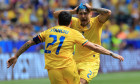 Munich Football Arena, Munich, Germany. 17th June, 2024. Euro 2024 Group E Football, Romania versus Ukraine; Nicolae Stanciu (rom) celebrates his goal for 1-0 in the 29th minute with Andrei Ratiu Credit: Action Plus Sports/Alamy Live News