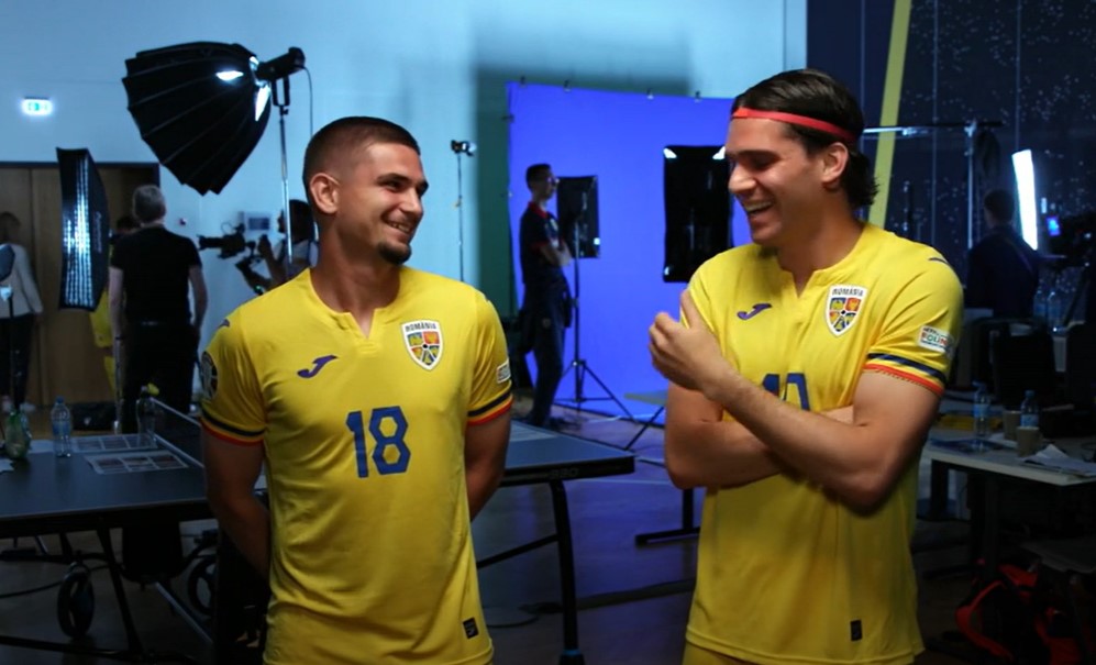 Gafa făcută de Ianis Hagi și Răzvan Marin în timpul unui interviu UEFA: Au răspuns și imediat au izbucnit în râs