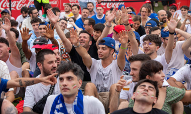 Italy Fans watch European Football Championship, Milan, Italy - 29 Jun 2024
