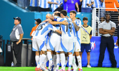 RECORD DATE NOT STATED Copa America USA 2024 Argentina vs Peru Lautaro Martinez celebrates his goal 2-0 of Argentina dur