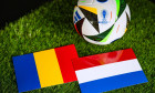 MUNICH, GERMANY, 27 JUNE 2024: Romania vs Netherlands Euro 2024 Last of 16 football match, play off of Europe Soccer Tournament. Official Adidas Ball