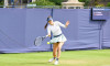Eastbourne, UK. 24th June, 2024. Sorana CIRSTEA during a practice session during the Rothesay International Tennis Tournament at Devonshire Park, Eastbourne, East Sussex, UK. Credit: LFP/Alamy Live News