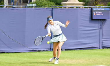 Eastbourne, UK. 24th June, 2024. Sorana CIRSTEA during a practice session during the Rothesay International Tennis Tournament at Devonshire Park, Eastbourne, East Sussex, UK. Credit: LFP/Alamy Live News