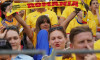 Fans aus Rumänien - Frankfurt 26.06.2024: Slowakei vs. Rumänien, EURO2024 M33 Gruppe E, EM-Arena Frankfurt *** Fans from