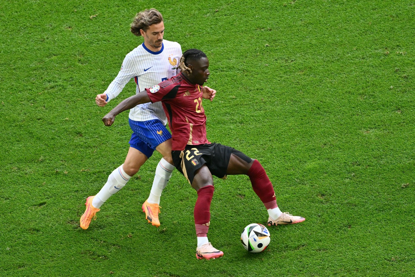 Franța - Belgia 0-0, ACUM pe digisport.ro. Capul de afiș al optimilor EURO 2024
