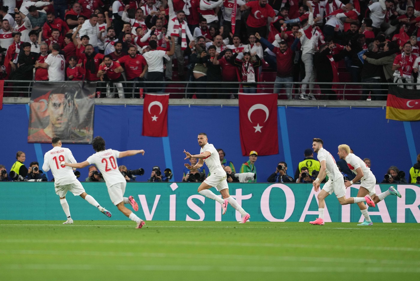 Austria - Turcia 1-2. Naționala Semilunei, ultima echipă calificată în ”sferturi” la EURO 2024