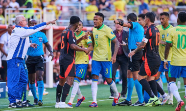 RECORD DATE NOT STATED Copa America USA 2024 Brazil vs Colombia Jefferson Lerma of Colombia and Eder Militia of Brazil d