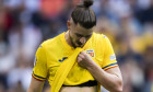 Romania v Netherlands - UEFA EURO, EM, Europameisterschaft,Fussball 2024 Radu Dragusin of Romania looks dejected during