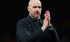 File photo dated 23-02-2023 of Manchester United manager Erik ten Hag celebrates. Erik ten Hag is to remain as Manchester United manager following a performance review, the PA news agency understands. Issue date: Tuesday June 11, 2024.