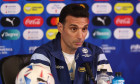 Argentina s coach, Lionel Scaloni, during a press conference, PK, Pressekonferenz prior to the match against Ecuador for