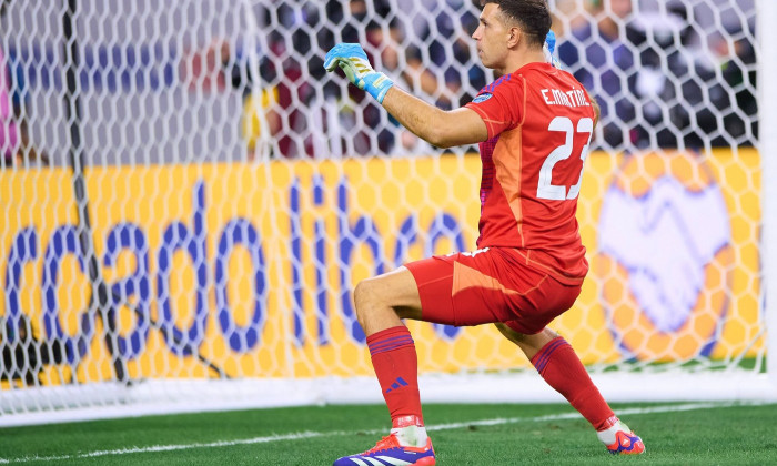 RECORD DATE NOT STATED Copa America USA 2024 Argentina vs Ecuador Quarterfinals Emiliano Martinez of Argentina during th