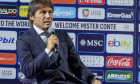 Antonio Conte, new head coach of SSC Napoli for the 2024-25 Serie A championship during the presentation press conference July, 26, 2024 at the court theatre of the royal palace