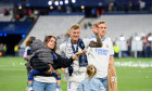 Toni KROOS (real) with family wife Jessica, baby, children, brother Felix KROOS r. Soccer Champions League Final 2022, Liverpool FC (LFC) - Real Madrid (Real) 0: 1, on May 28th, 2022 in Paris/France.