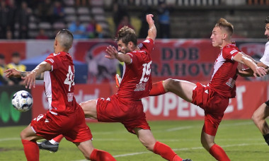 FOTBAL:DINAMO BUCURESTI-UNIVERSITATEA CLUJ, BARAJ LIGA 1 CASA PARIURILOR (29.05.2022)