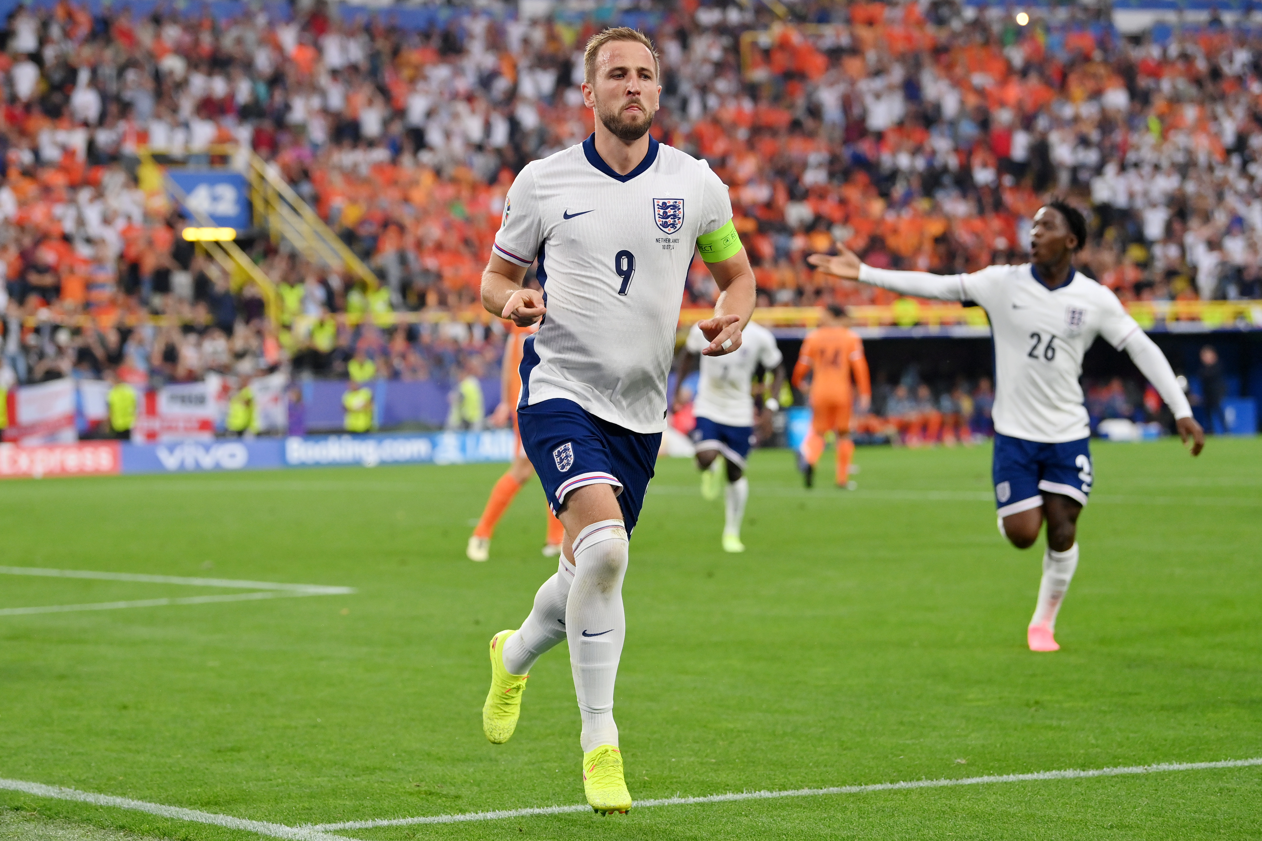 Olanda - Anglia 1-1, ACUM. Goool! Harry Kane a restabilit egalitatea, din penalty