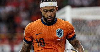UEFA EURO, EM, Europameisterschaft,Fussball 2024: Niederlande - England; 10.07.2024 Memphis Depay (Niederlande, 10). UEF