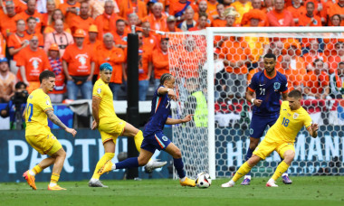 Munich, Germany. 02nd July, 2024. Xavi Simons #7 of Netherlands in the UEFA Euro 2024 Round of 16 between ROMANIA and NETHERLANDS at Allianz Arena in Munich, Germany Credit: Mickael Chavet/Alamy Live News