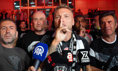 Italian footballer Ciro Immobile landed in Istanbul to complete his transfer from Lazio to Besiktas