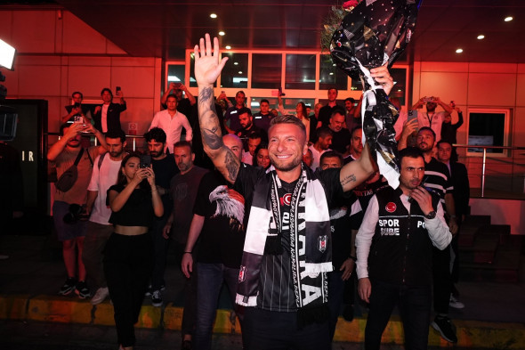 Turkish Club Besiktas' New Player Ciro Immobile