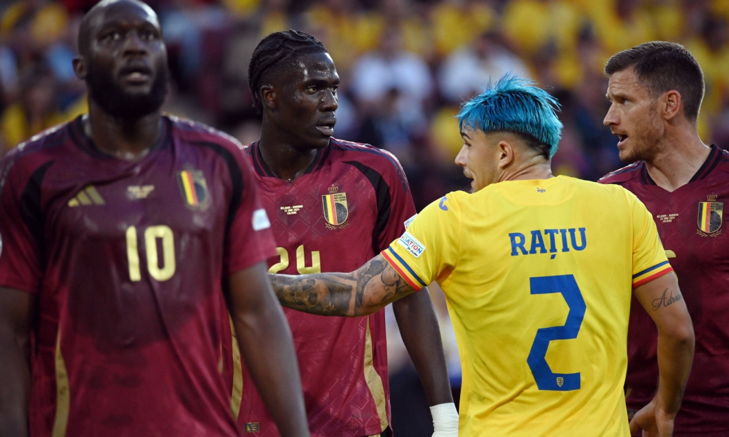 European Football Championship 2024. 2nd round. Group E. Match between the national teams of Belgium and Romania at the Rhein-Energie stadium.