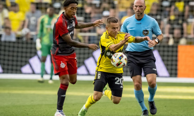 Major League Soccer 2024 July 06: Columbus Crew vs Toronto FC midfielder Alexandru Măţan (20)