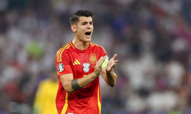 Munich, Germany. 09th July, 2024. Alvaro Morata of Spain seen during the UEFA EURO 2024 match between Spain and France at Allianz Arena (Munich). Final score: Full time, Spain 2:1 France Credit: SOPA Images Limited/Alamy Live News