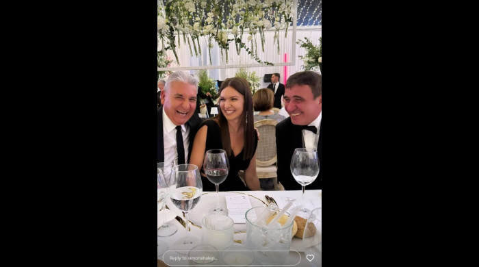 Simona Halep, la nunta lui Ianis Hagi / Foto: Instagram @simonahalep