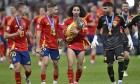 14.07.2024, Fussball UEFA EURO, EM, Europameisterschaft,Fussball 2024, Finale im Berliner Olympiastadion, Spanien - Engl