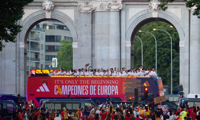 (SP)SPAIN MADRID FOOTBALL EURO 2024 SPANISH NATIONAL TEAM CELEBRATION