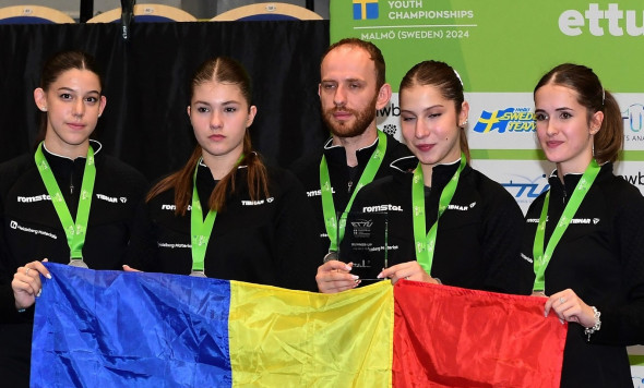 European Youth Table Tennis Championships at Baltiska Hallen in Malmo, Sweden.