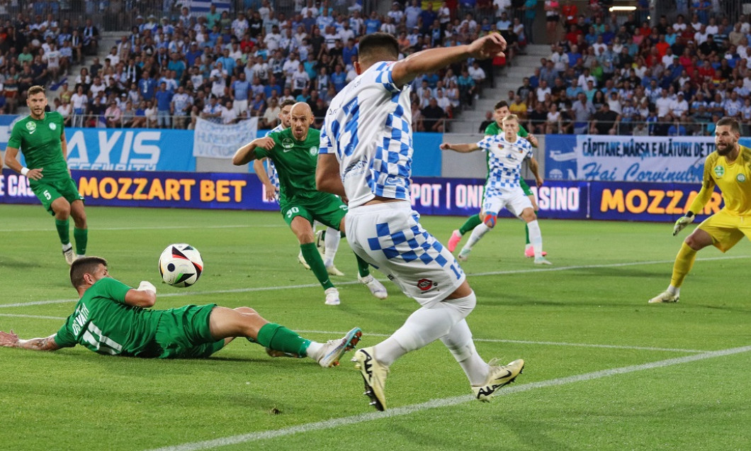 FOTBAL: FC CORVINUL HUNEDOARA - FC PAKSI, EUROPA LEAGUE - PRIMUL TUR PRELIMINAR (18.07.2024)