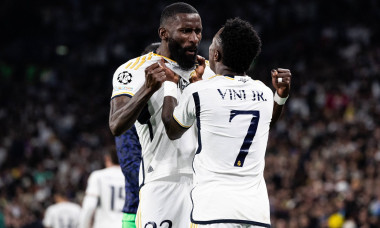 Real Madrid CF v Borussia Dortmund - Champions League LONDON, ENGLAND, JUNE 1: Vinicius Junior of Real Madrid CF celebra