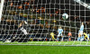 Ianis Hagi marcheaza un gol in poarta lui Omri Glazer sub privirile lui Miguel Vitor si Mohammad Abu Fani in meciul de f