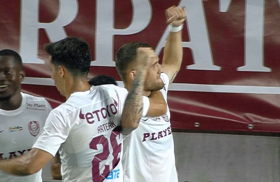 Rapid - CFR Cluj 0-1, ACUM, Digi Sport 1. Ardelenii au deschis scorul prin Daniel Bîrligea
