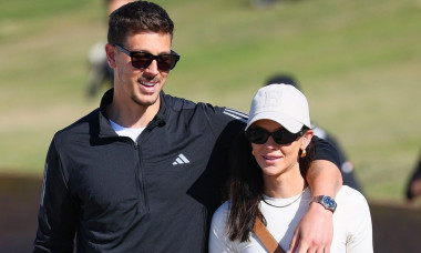 Reunited! Brittany Hockley and long distance Swiss professional footballer boyfriend Benjamin Siegrist look loved-up during Bondi stroll after months apart