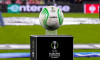 ALKMAAR, NETHERLANDS - NOVEMBER 3: Official UEFA Match Ball during the Group E - UEFA Europa Conference League match between AZ Alkmaar and SC Dnipro-1 at the AZ Stadion on November 3, 2022 in Alkmaar, Netherlands (Photo by Patrick Goosen/Orange Pictures)