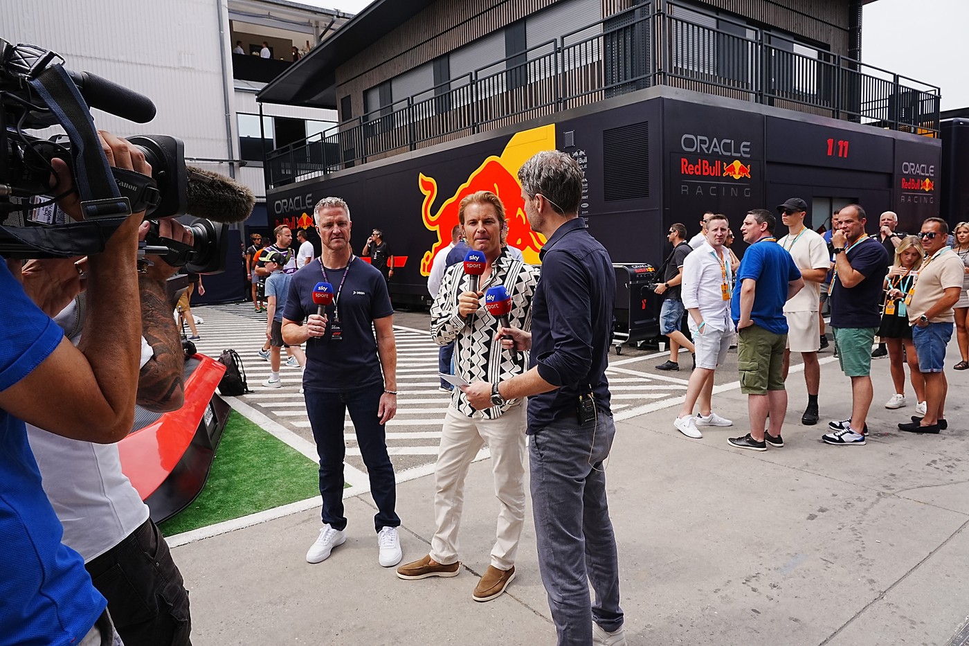 Ralf Schumacher, prima apariție publică alături de partenerul său. Cum l-a numit presa germană pe Etienne