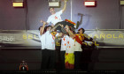 Spanish national football team celebrates winning UEFA EURO, EM, Europameisterschaft,Fussball 2024 in Madrid Alvaro Mora