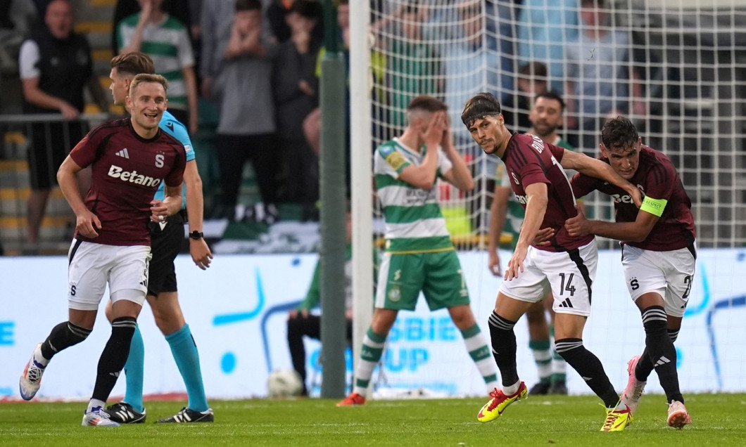 Shamrock Rovers v Sparta Prague - UEFA Champions League - Second Qualifying Round - First Leg - Tallaght Stadium