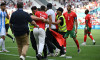 Invasion in the pitch , Mens football, Argentina vs Morocco , Men s preliminary round during the Olympic Games, Olympisc