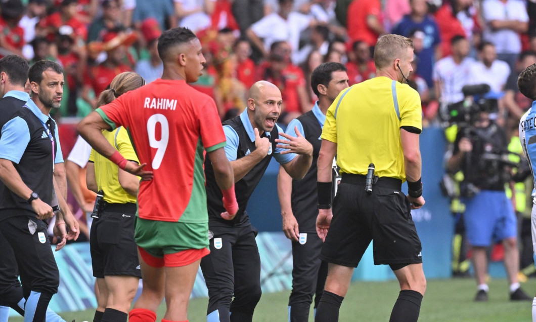 Javier Mascherano (Argentine), Mens football, Argentina vs Morocco , Men s preliminary round during the Olympic Games, O