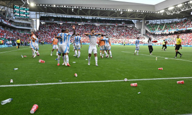 Joy of Critian Medina and the other players (Argentine), Mens football, Argentina vs Morocco , Men s preliminary round d