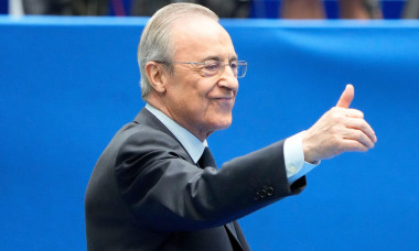 Madrid, Spa In. 16th July, 2024. Real Madrid president Florentino Perez during the Kylian Mbappe presentation at Santiago Bernabeu Stadium on July 16, 2024 in Madrid, Spain. (Photo by Cesar Cebolla/PRESSINPHOTO) Credit: PRESSINPHOTO SPORTS AGENCY/Alamy Li