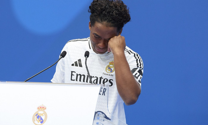 Presentation of Endrick as Real Madrid's new player in Spain