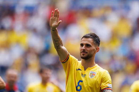 Marius Marin during UEFA EURO, EM, Europameisterschaft,Fussball 2024 game between national teams of Romania and Ukraine