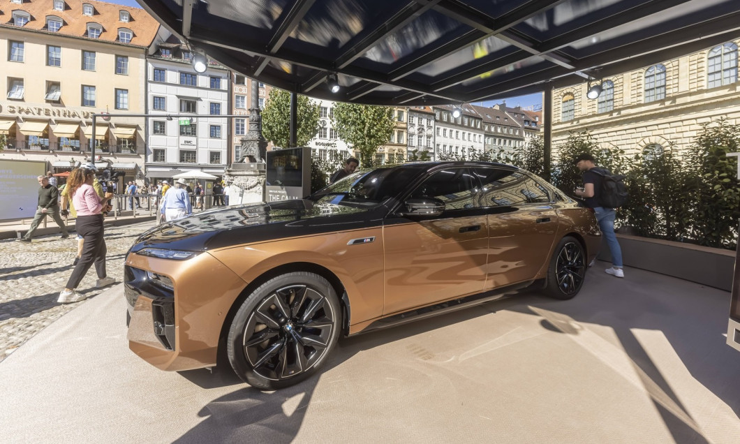 IAA MOBILITY MUNICH 2023. BMW i7 M70, The Calm. Die Fahrzeugmesse steht ganz im Zeichern von E-Mobilität sowie alternati