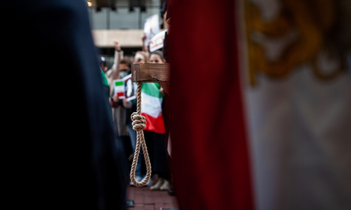 Rally against execution of Iranian protesters